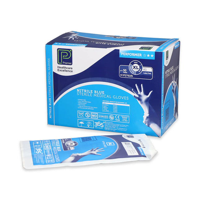 Premier Performer Nitrile Sterile Examination Gloves