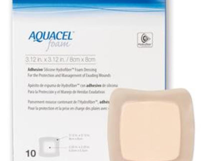 Aquacel Foam Adhesive 8cm x 8cm x10