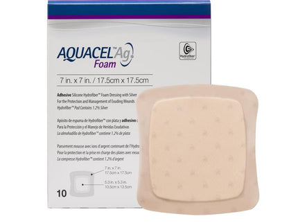 Aquacel Ag Foam 10cm x 10cm x10
