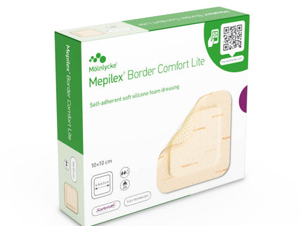 Mepilex Border Comfort Lite 10 x 10cm (Pack of 10)