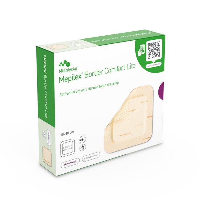Mepilex Border Comfort Lite 10 x 10cm (Pack of 10)