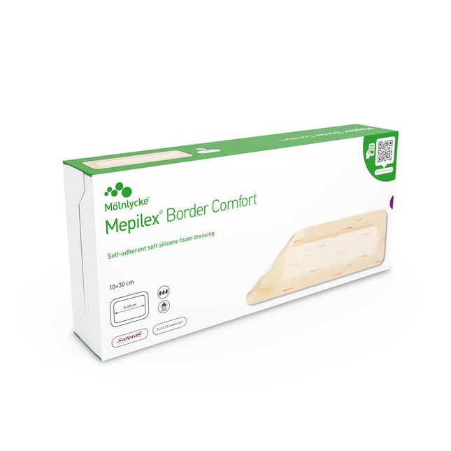 Mepilex Border Comfort 10 x 30cm (Pack of 10)