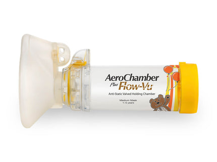 AeroChamber Plus* Flow-Vu* Anti-Static VHC with Medium Mask for Children (1-5 years)