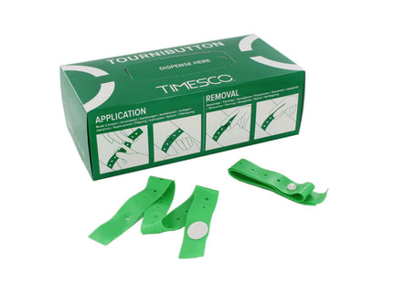 Tournibutton Single Use Tourniquets  x 100