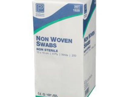 Non-Woven Swab Non-Sterile 6 Ply 10cm x 10cm x100