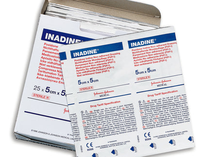 Inadine 5cm x 5cm x25
