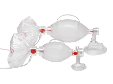 AMBU SPUR II RESUSCITATOR KIT PAEDIATRICX 2MASKS (Mask size 1 & 2)