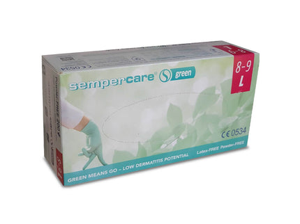Sempercare Green Nitrile Gloves Large x200
