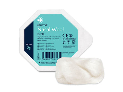 RELISTAT NASAL WOOL 2G X 30MM X 5