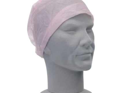 Nurses cap with elasticated backs Pink x100