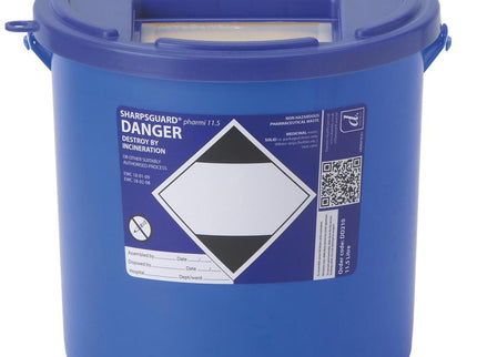 SHARPSGUARD® Pharmi Blue 11.5 Litre x1
