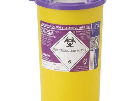 SHARPSGUARD® Purple 5 Litre