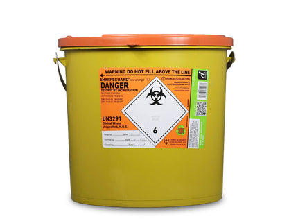 Sharpsguard Bin Eco Orange 11.5L x1