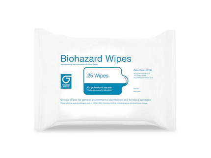 Guest Medical Biohazard Wipes 25 Wipes x6