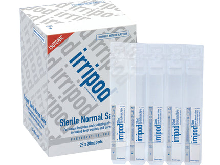 Irripod Saline Solution 20ml x25