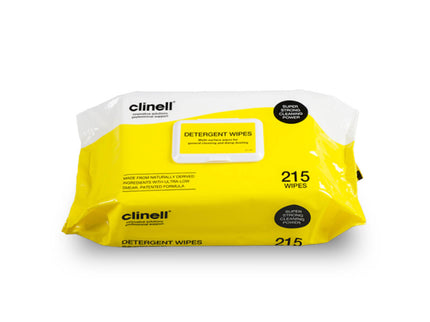 Clinell Detergent Wipes 220mm x 280mm x215