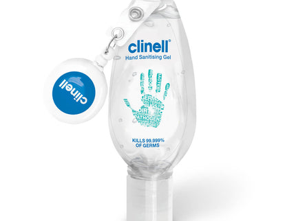 Clinell Hand Sanitserl on Retractable Clip 50ml