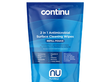 Continu 2 in 1 Disinfection Wipes Refill x200