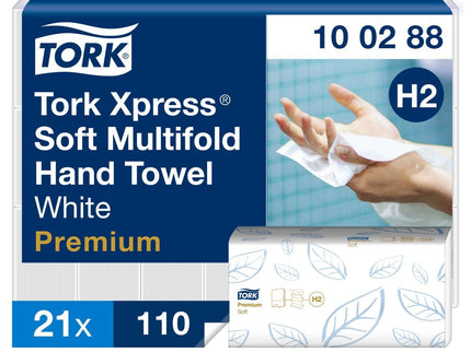 Tork Xpress Soft Multifold H2 Hand Towel White x2310