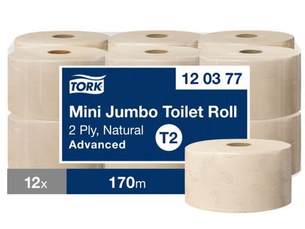 Tork Natural Mini Jumbo Toilet Roll Advanced