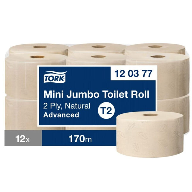 Tork Natural Mini Jumbo Toilet Roll Advanced
