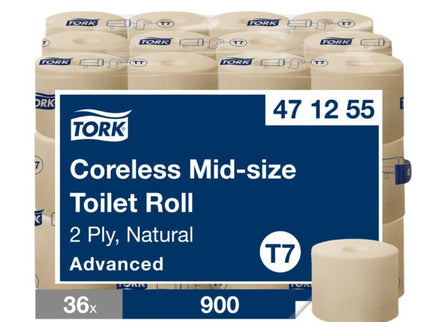 Tork Natural Coreless Mid-Size Toilet Roll