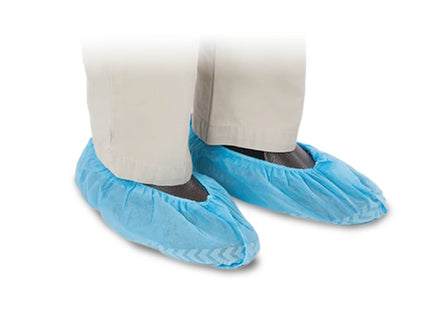 CPE PREMIUM GRADE BLUE OVERSHOES 16""(41CM) X100