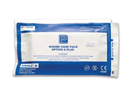 Wound Care Pack II Plus Medium Nitrile AF Gloves + Yellow Bag x1