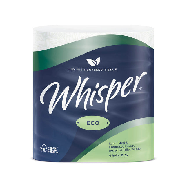 Whisper Eco Lux 2ply Toilet Paper