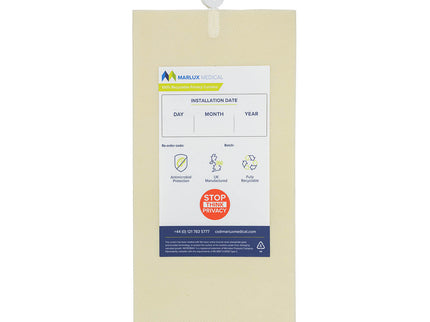 Marlux Medical Antimicrobial Treated Cubicle Curtain 1800mm x 1950mm - 100 gsm - Eyelet - (Universal) - Bali Sand - Microban Treated