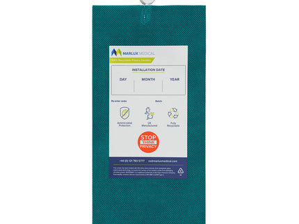 Marlux Anti-Bacterial Curtains  Forest Green 4.2m Wide 1.95m Drop x1