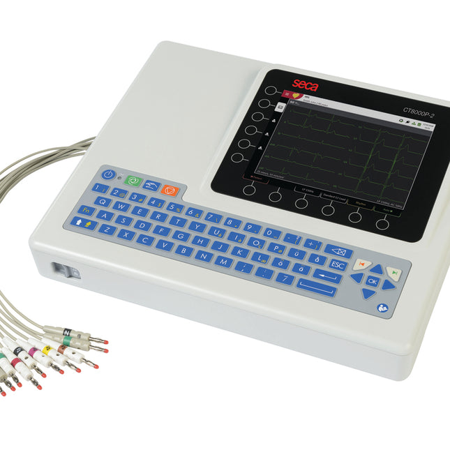 seca CT8000P-2 ECG Machine - Wi-Fi Enabled and Built-in Thermal Printer
