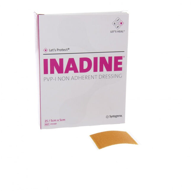 Inadine Non Adherent Dressing 9.5cm x9.5cm x25