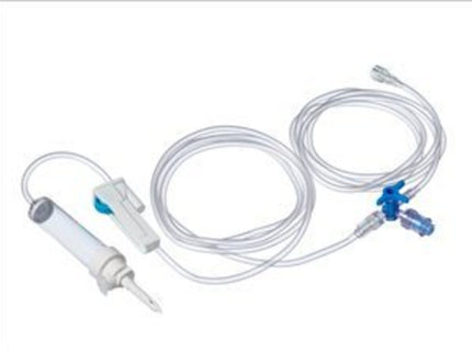 Intrafix SafeSet Giving Set with 3 Way Tap and Extension Line,