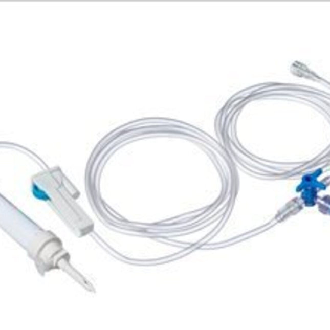 Intrafix SafeSet Giving Set with 3 Way Tap and Extension Line,