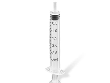 Unifine Hypodermic Syringe 3ml Luer Slip concentric Tip X 100