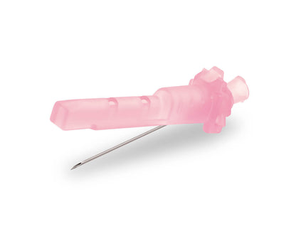 Unifine Safety Hypodermic Needle 18G 1.5" (38mm) Pink X 100