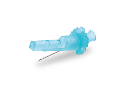 Unifine Safety Hypodermic Needles 23G 1"( 25mm) Blue X 100