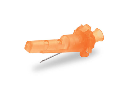 Unifine Safety Hypodermic Needles 25G 0.625" (16mm) Orange X 100