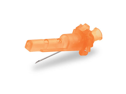 Unifine Safety Hypodermic Needles 25G 1" (25mm) Orange  X 100