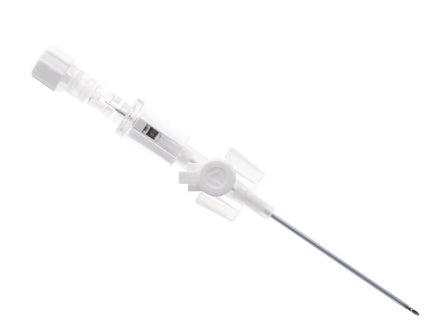 IV SAFETY CANNULA (WHITE) WITH WINGS (X1) 17G X 45MM