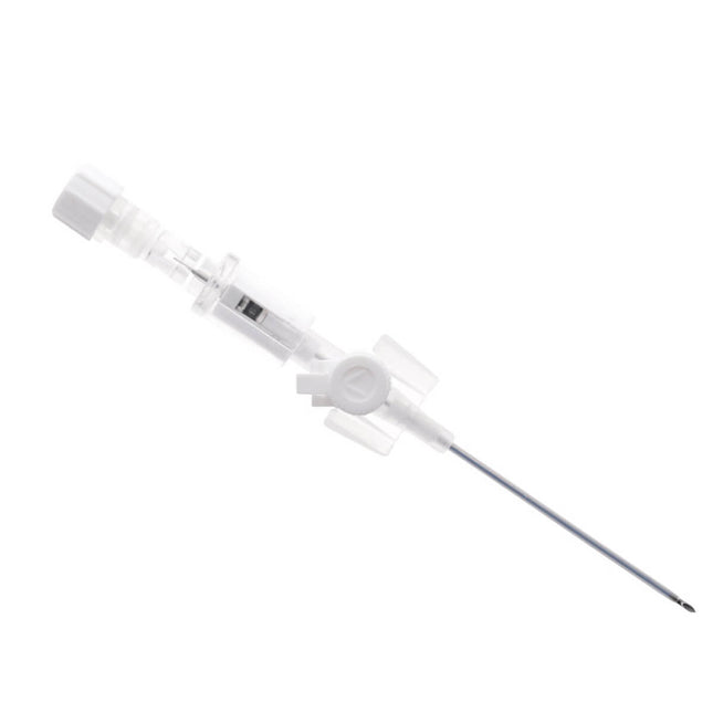 IV SAFETY CANNULA (WHITE) WITH WINGS (X1) 17G X 45MM