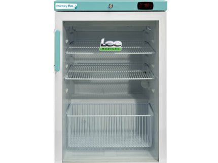 Lec 158L Pharmacy Plus Upright Fridge with Glass Door