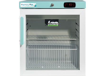 LEC 47L Pharmacy Plus Upright Fridge with Glass Door