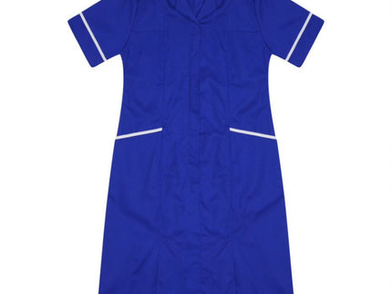 Nurses Dress Royal/White Trim uk 6