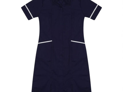 Nurses Dress Navy/White Trim uk 6