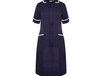Nurses Dress Navy/White uk 20