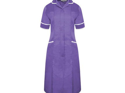 Nurses Dress Lilac/White Trim UK 16