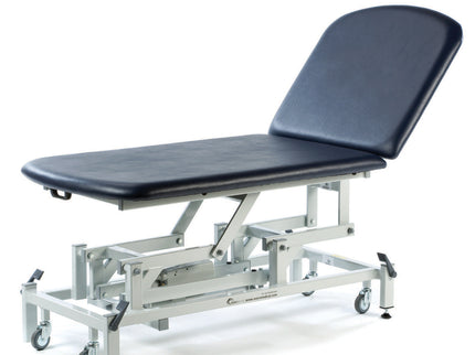 MEDICARE BARIATRIC 2 SECTION ELECTRIC COUCH - DARK BLUE Dark Blue
