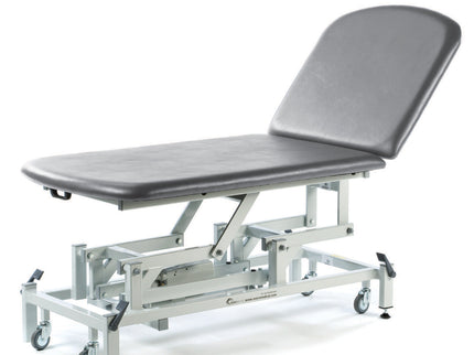 MEDICARE BARIATRIC 2 SECTION ELECTRIC COUCH - LIGHT GREY Light Grey